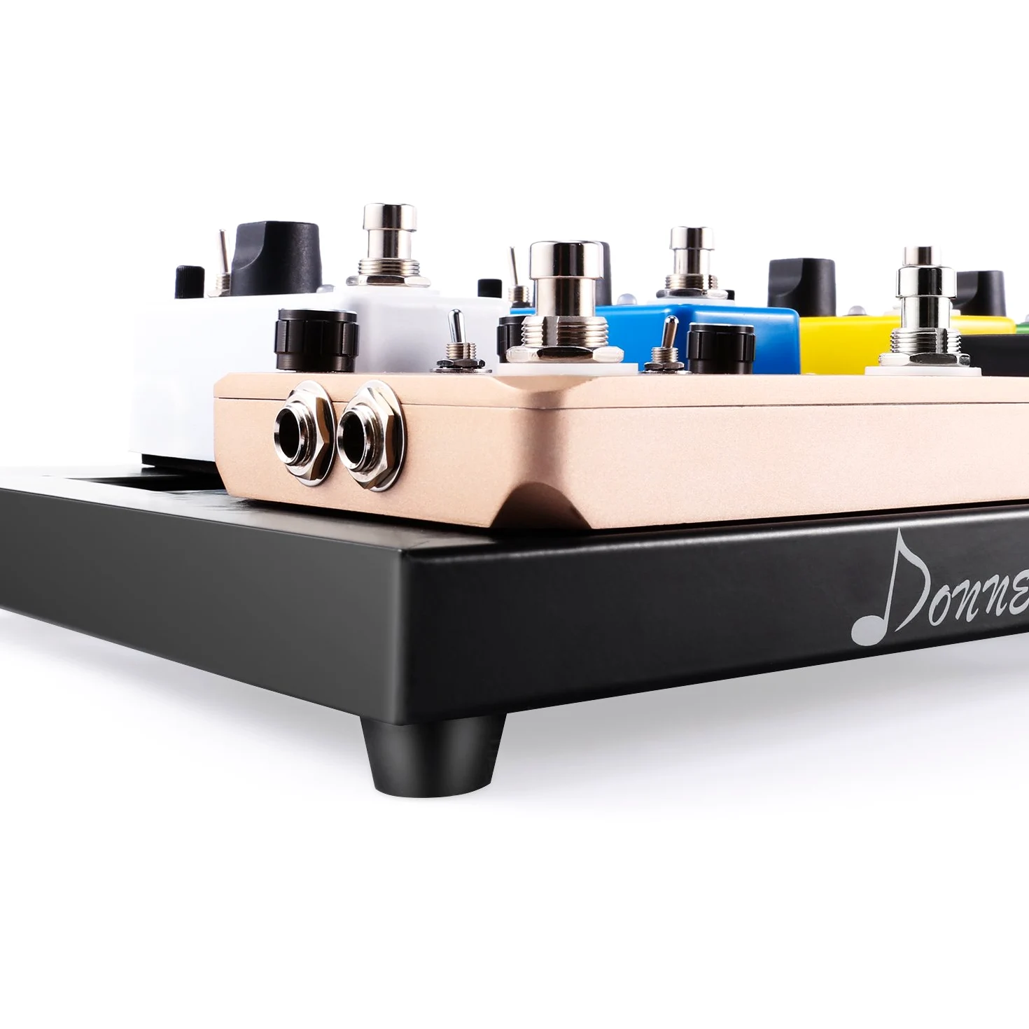 Donner DB-2 Pedalboard Pedaliera in alluminio per Effetti a Pedale con Custodia, 510 * 200 * 30 MM