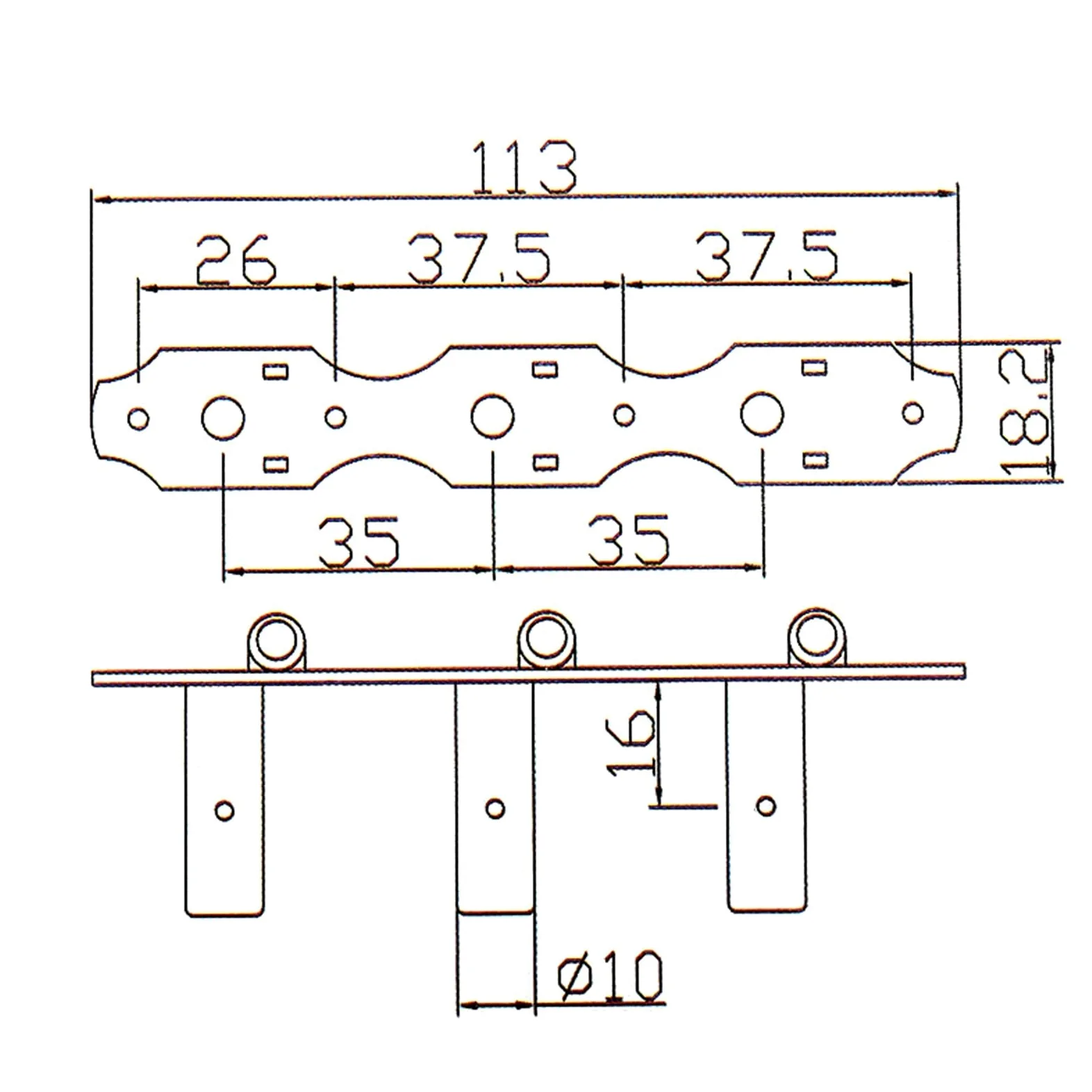 Meccaniche Chitarra Accordatori Per Chitarra Classica Triple Link Tutti I Raccordi In Metallo
