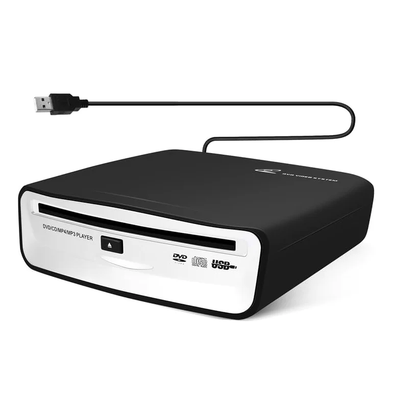 Lettore CD portatile per auto, si collega alla porta USB in auto, laptop, TV, computer