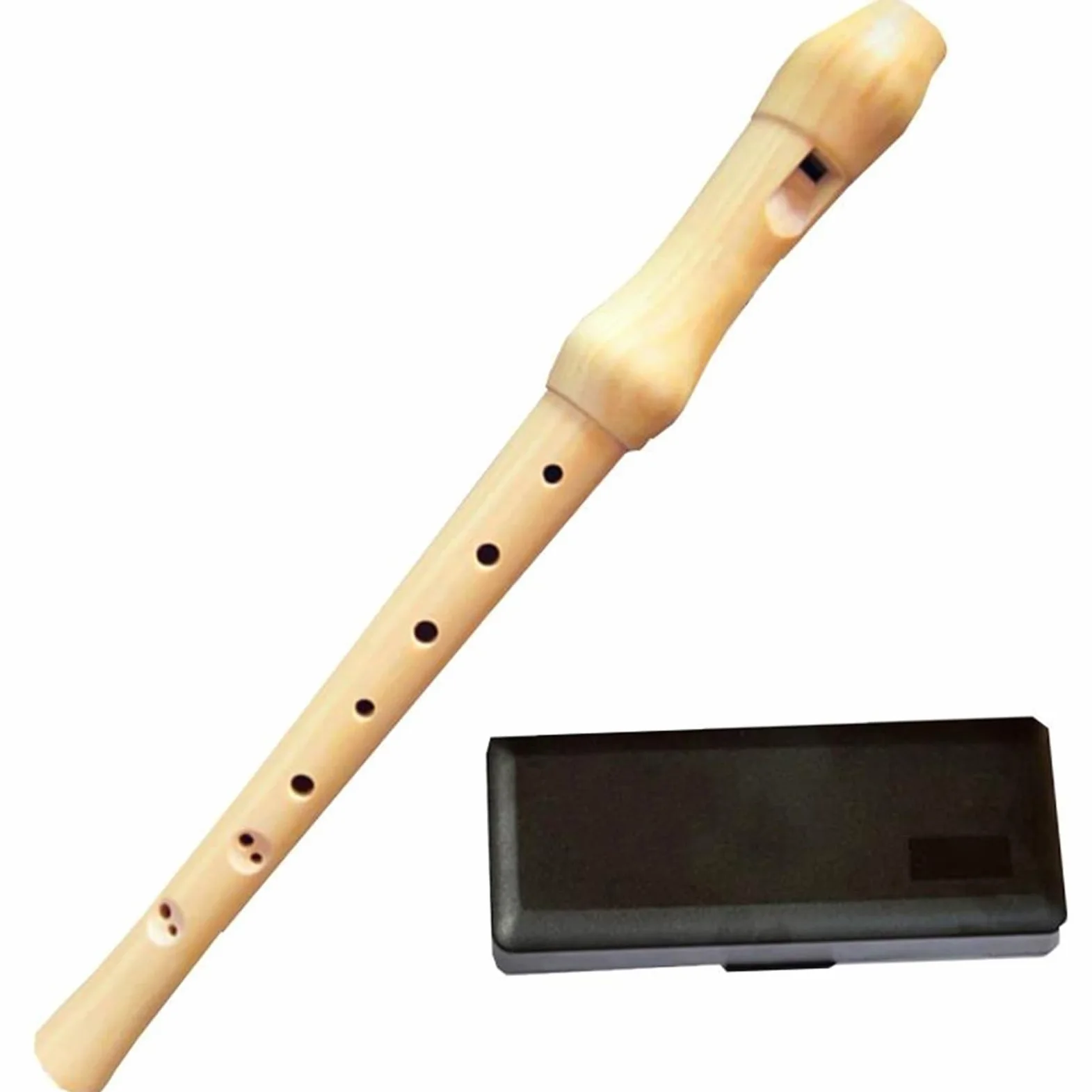 Flauto Dolce Soprano Britannico Professionale A 8 Fori Chiave C | Il suono del flauto è brillante, morbido, bello e preciso.
