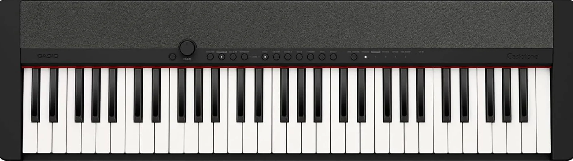 Casio CT-S1 Casiotone - Tastiera digitale portatile a 61 tasti, con cuffie, video di istruzioni e panno per la pulizia Austin Bazaar, colore: Nero