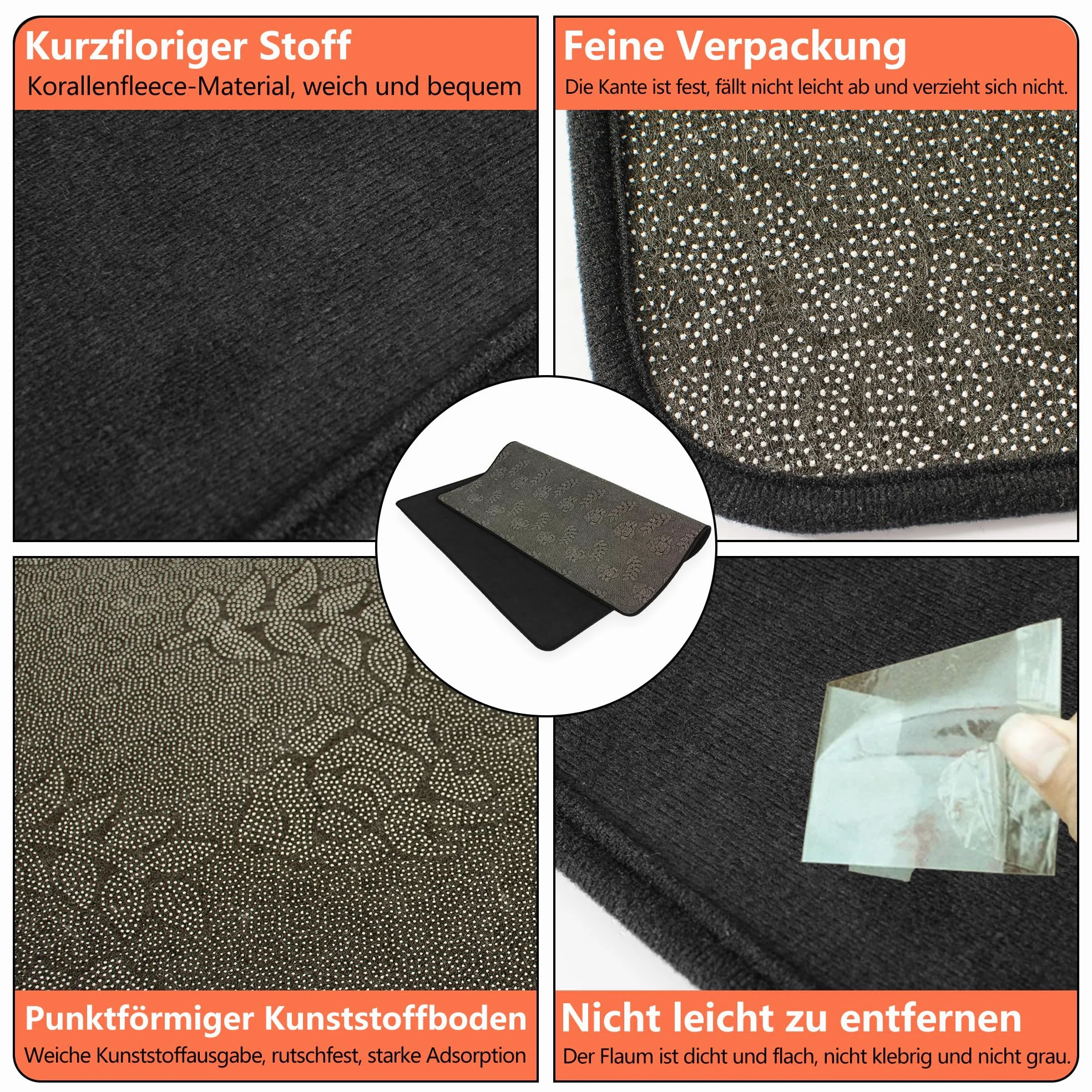 OUUTMEE Tappeto per percussioni, 120 x 160 cm, antiscivolo, per batteria elettronica, accessori per batteria jazz, protezione del pavimento (nero)
