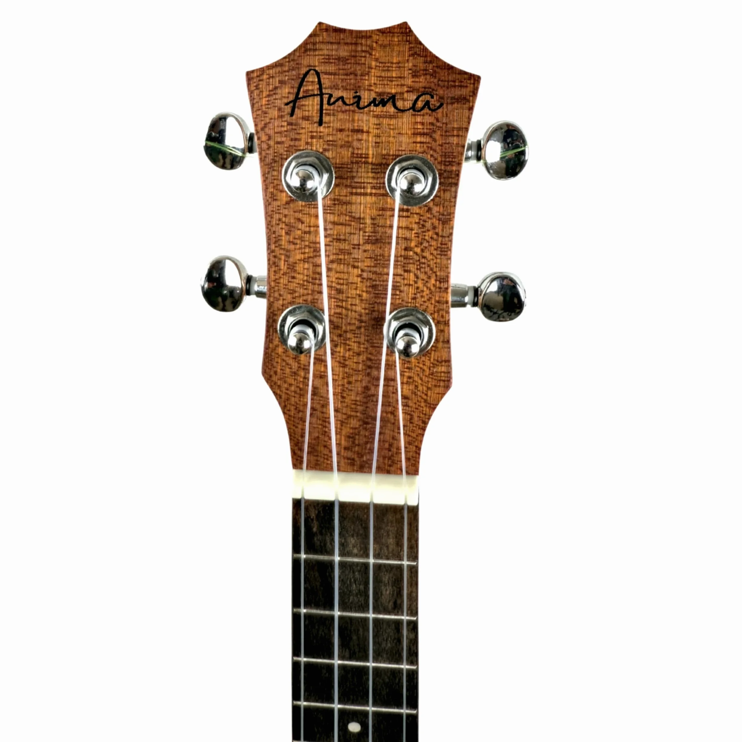 ANIMA Set ukulele soprano Mahonia in mogano con borsa e metodo facile, ideale per principianti, bambini e adulti