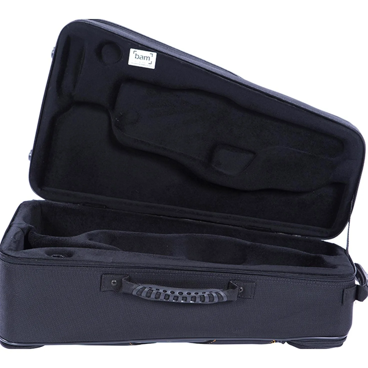 Bam Trompeten Doppel "New Trek" Line Custodia, Pittura: Nero Carbone