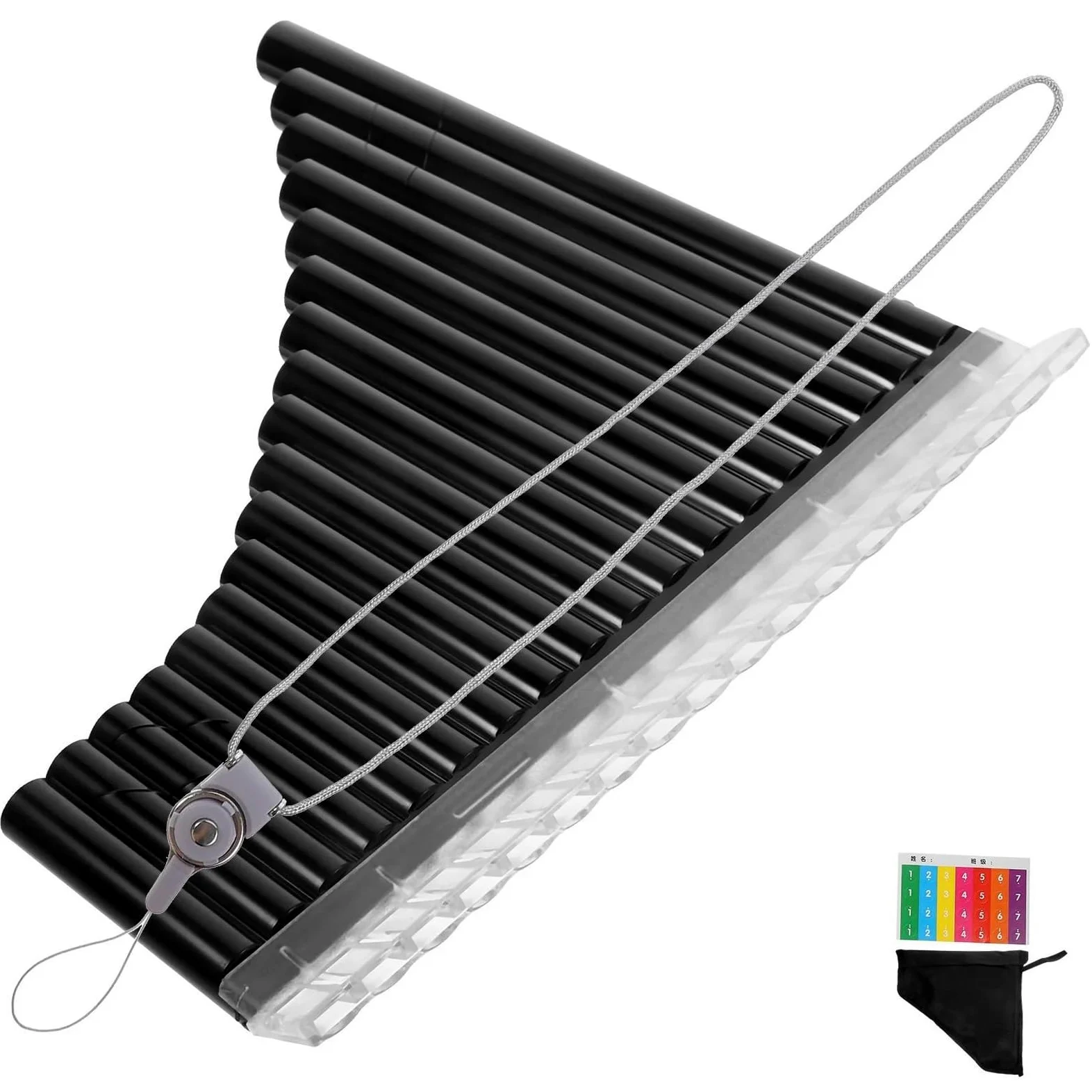 Flauto Di Pan Professionale Flauto Di Pan Multifunzione A 18 Tubi Per Principianti Strumento Tradizionale Flauto Di Pan In Resina ABS
