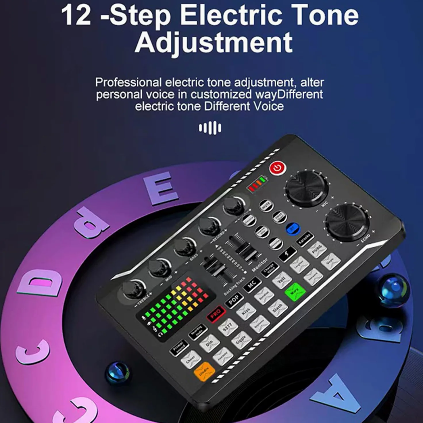 Podcast Bundle BM-800 Microfono a condensatore con kit scheda audio live F998 Attrezzatura Cambia voce e funzioni mixer per PC Studio Recording Broadcasting