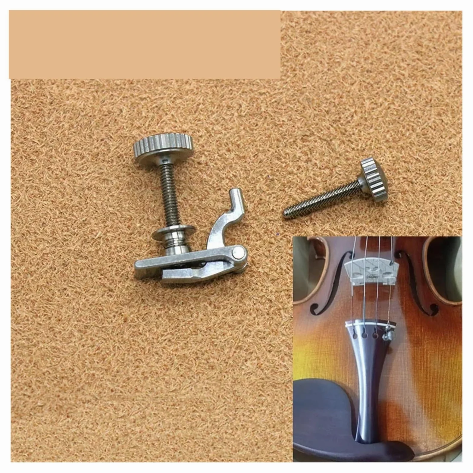 Doppio Accordatore Fine Loop Ball Violino Viola | Il doppio accordatore si adatta alle corde loop e ball end su violini e viole