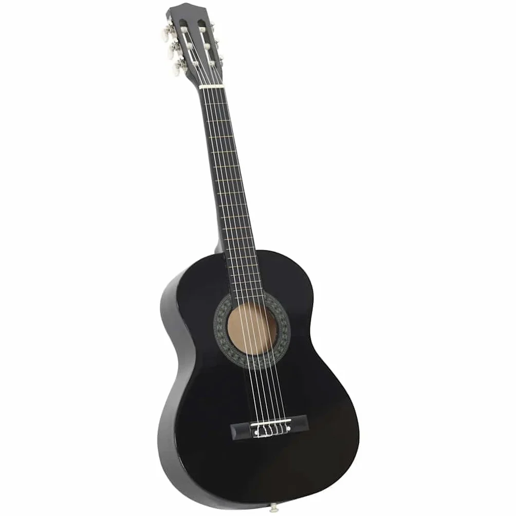 Generico Set Chitarra Classica per Principianti 8 pz Nera 1/2 34",Arte e so,Hobby e Arti Creative,Strumenti Musicali,Strumenti a Corda,Chitarre,Nero,2.05 kg,70127