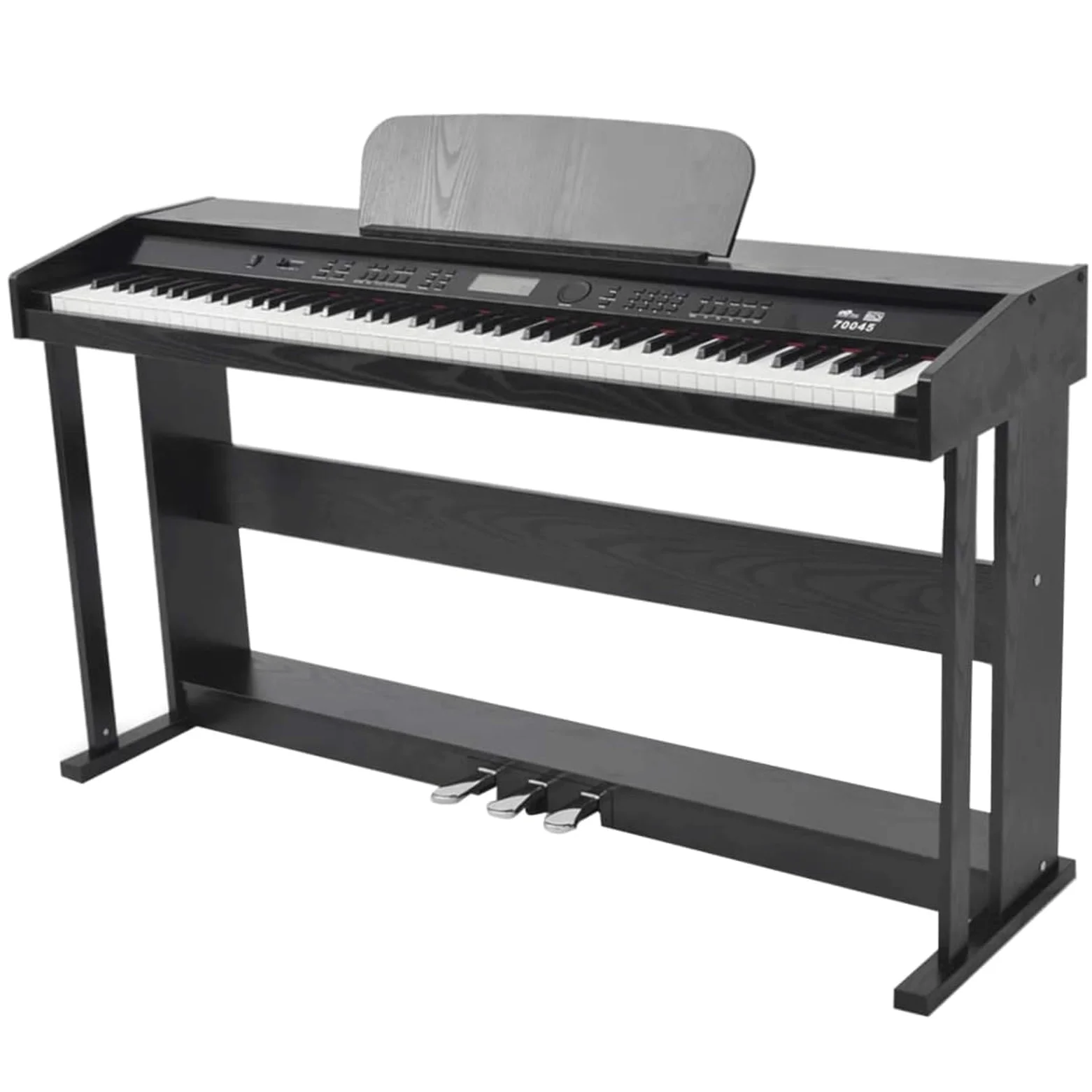 Pianoforte Digitale con 88 Tasti e Pedali in Melamina Nera,Arte e Svago,Hobby e Arti Creative,Strumenti Musicali,Pianoforti-70045