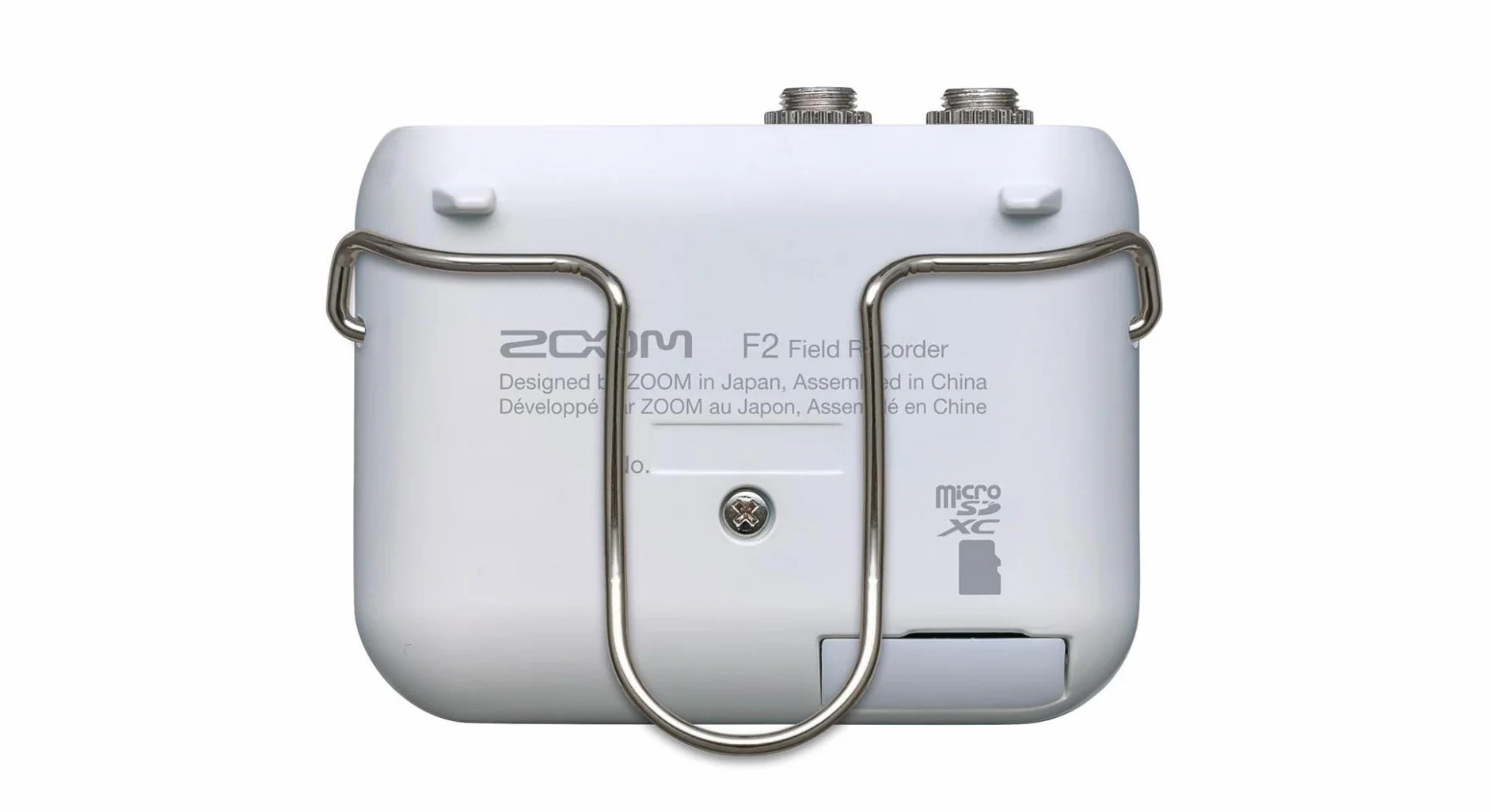 Zoom - F2/W - Lavalier Registratore compatto da cintura, registrazione float a 32 bit, senza clipping, audio per video, registrazioni su SD e alimentazione a batteria con microfono lavalier incluso