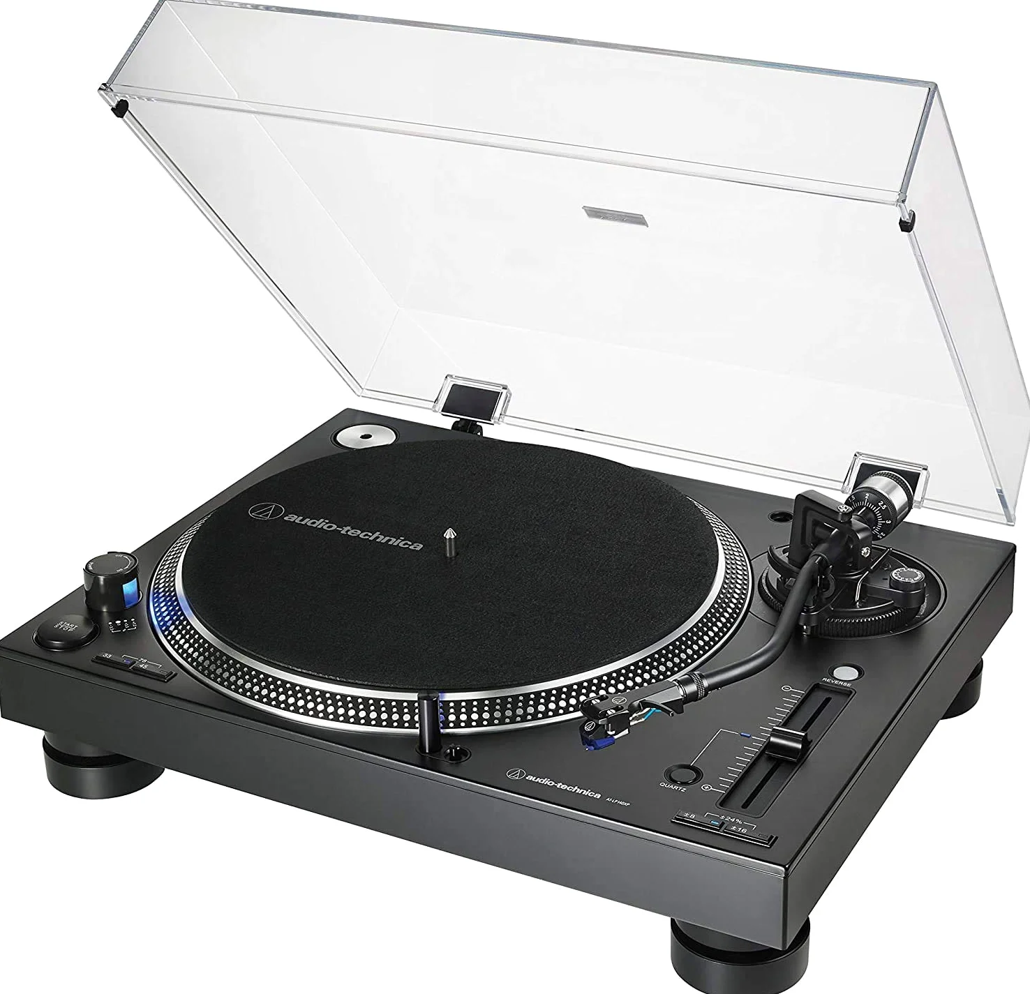 Audio Technica Giradischi (at-Lp140xpbk) (Black) Professionale Trazione Diretta