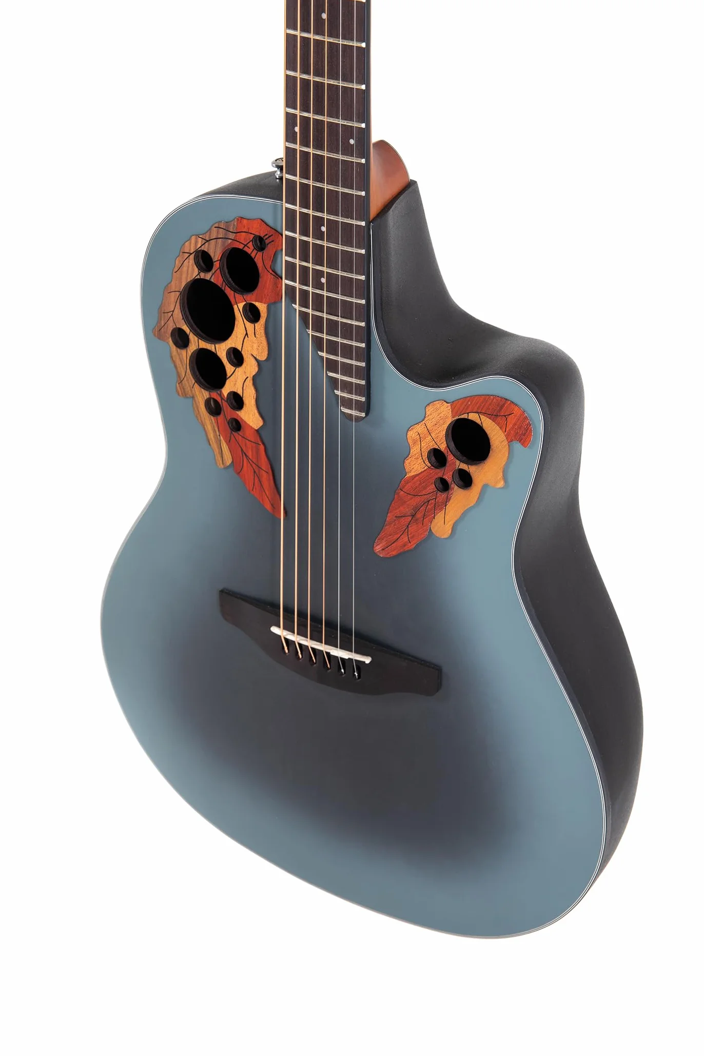 Ovation CE44-RBB Celebrity Elite Mid Depth Reverse Blue Burst Electro-Acoustic Guitar