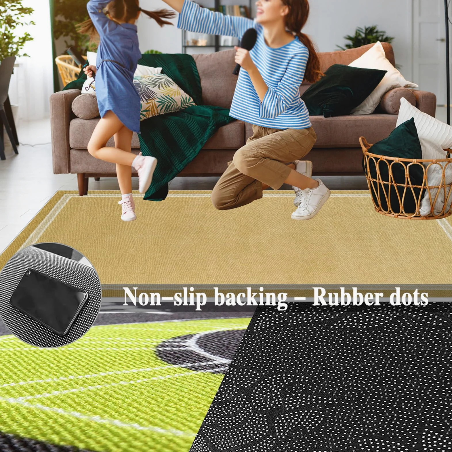 230 x 180 cm Tappeti per Batteria Elettronica Tappeto Insonorizzato Professionale Tappetino Batteria Tappeto Drum Tappetino per Batteria Acustica Coperta Antiscivolo Insonorizzata