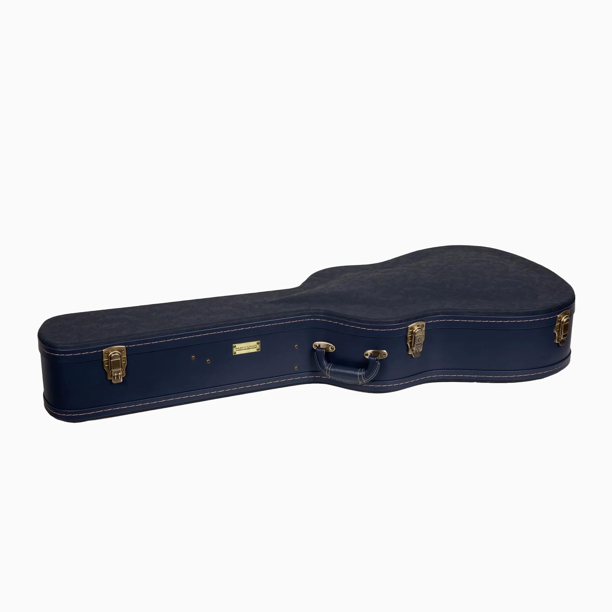 Crossrock Relief Series-CRW630-Acoustic, con superficie altamente strutturata, pelliccia sintetica visone, chiusure in acciaio inox – blu oceano (CRW630DOB)