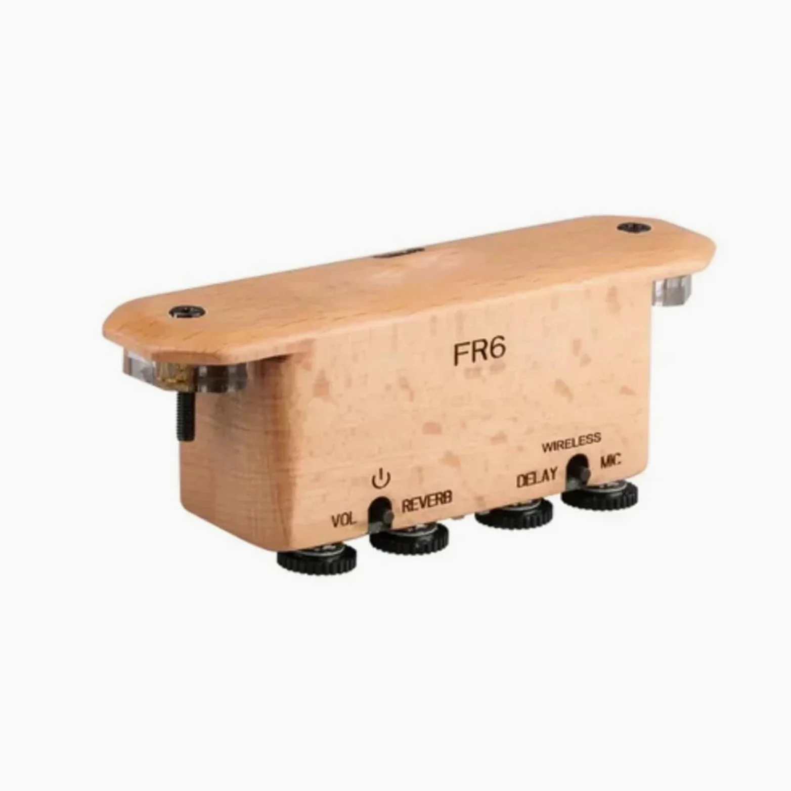 Pickup Per Chitarra Acustica Con Risonanza E Effetti Di Ritardo Di Riverbero FR6 Soundhole Clip-on Parti Di Pickup Ricaricabili