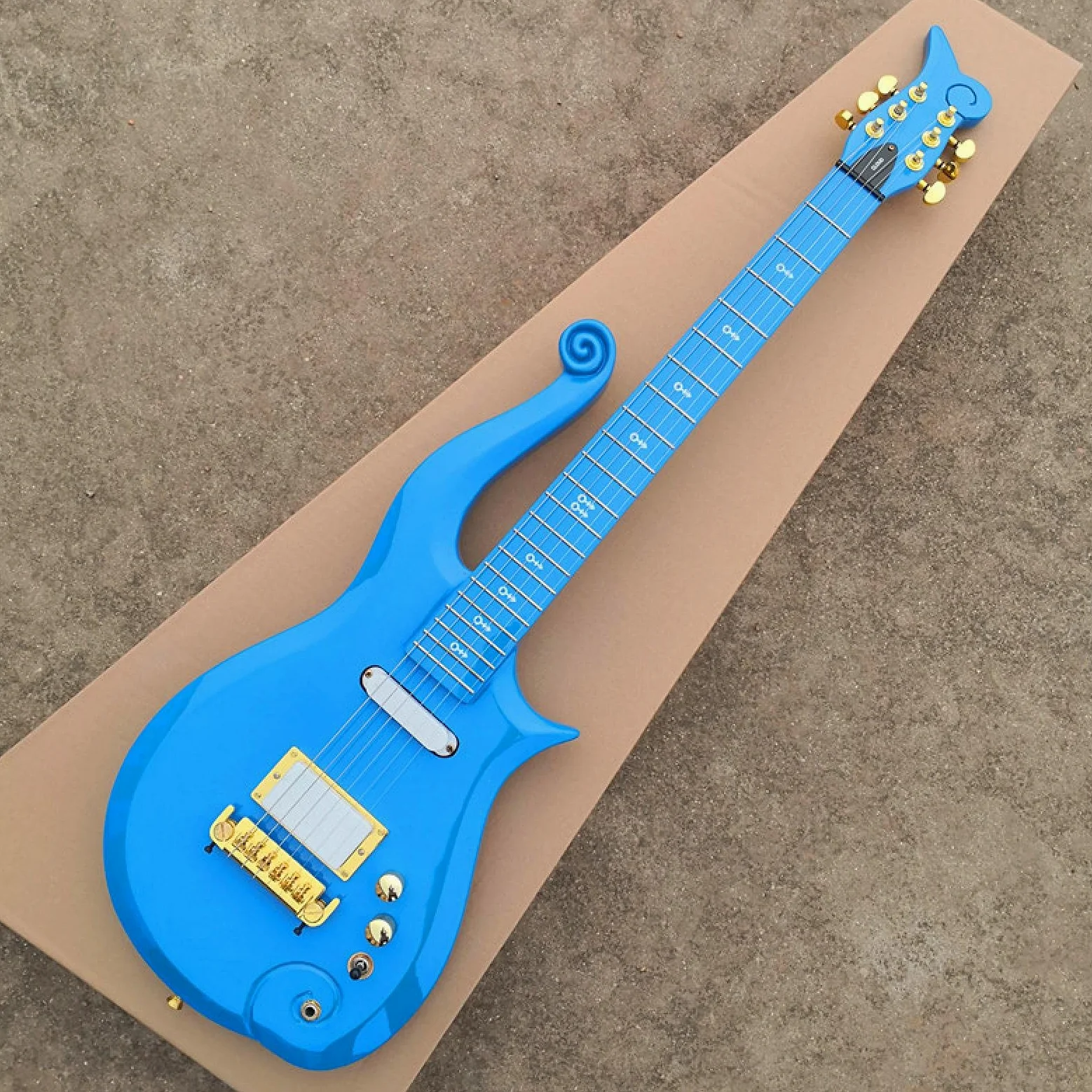 Chitarra elettrica aliena professionale per principianti Gioco Must Guitar SkyBlue