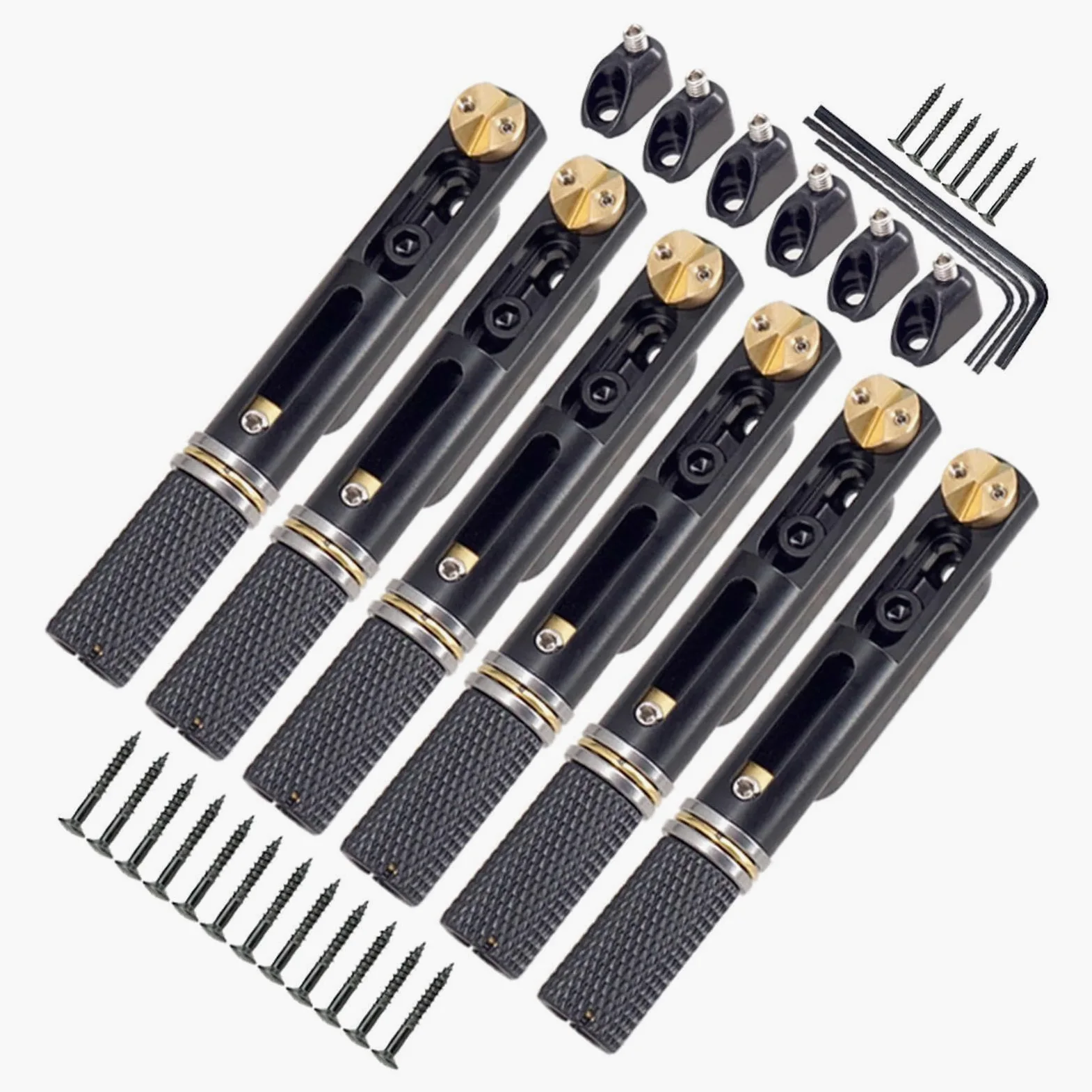 Soluzioni di sustain migliorate con selletta di ricambio per ponte per chitarra acustica per chitarristi a 6 corde e richieste fai da te. Cordiera per ponte senza paletta