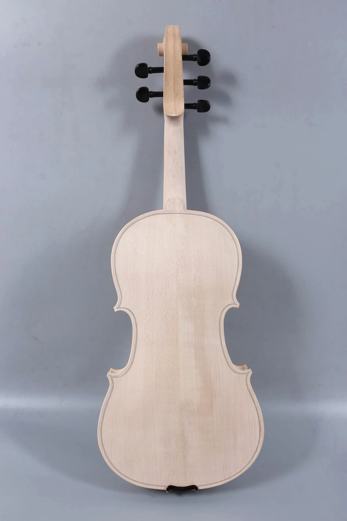 5 corde violino 4/4 Full size incompiuto Violino Bianco Ebano Raccordi Acero abete legno fai da te violino