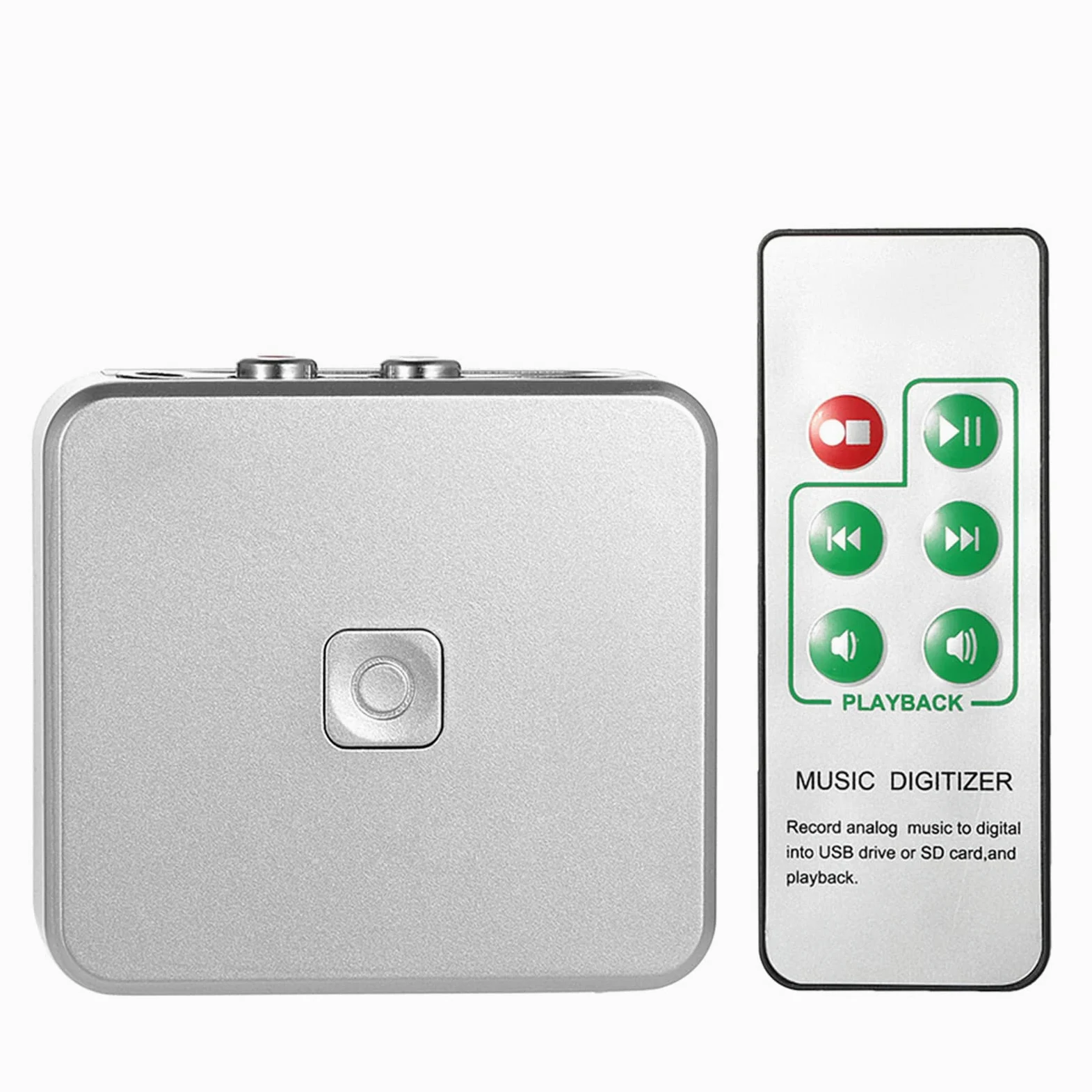 Cassetta di Acquisizione Audio, Convertitore Registratore CD MP3, Digitalizzatore Musicale Compatto con Partizione Automatica dei Brani, Conversione MP3, Riproduzione e Controllo