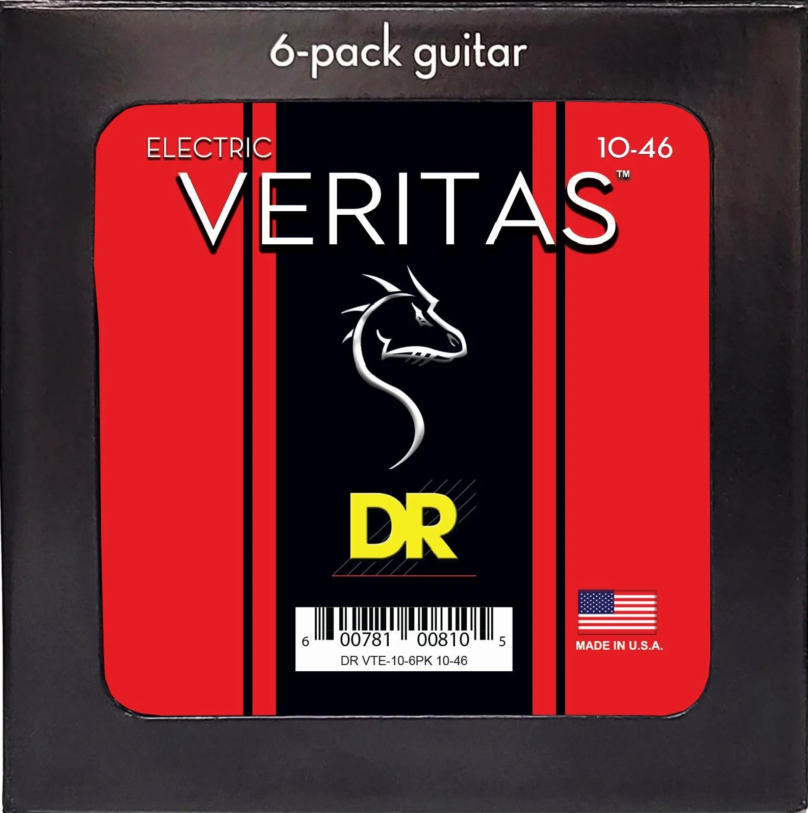 VERITAS™ - Coated Core Technology Corde per chitarra elettrica: Medium 10-46 (confezione da 6)