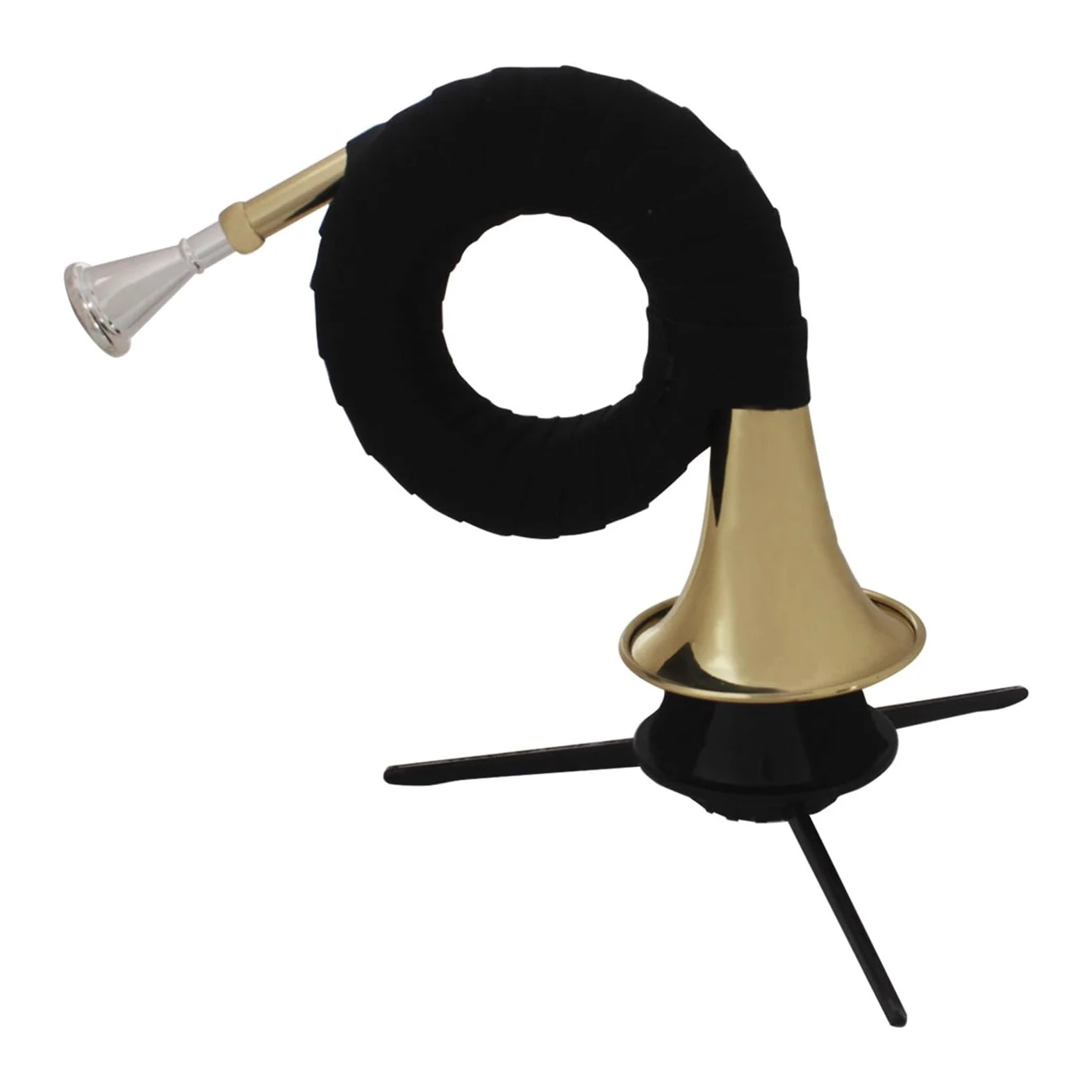 Strumento Professionale Corno Francese Strumento A Fiato Professionale In Ottone Mini Corno Dorato In Chiave Sib Con Accessori(French Horn)