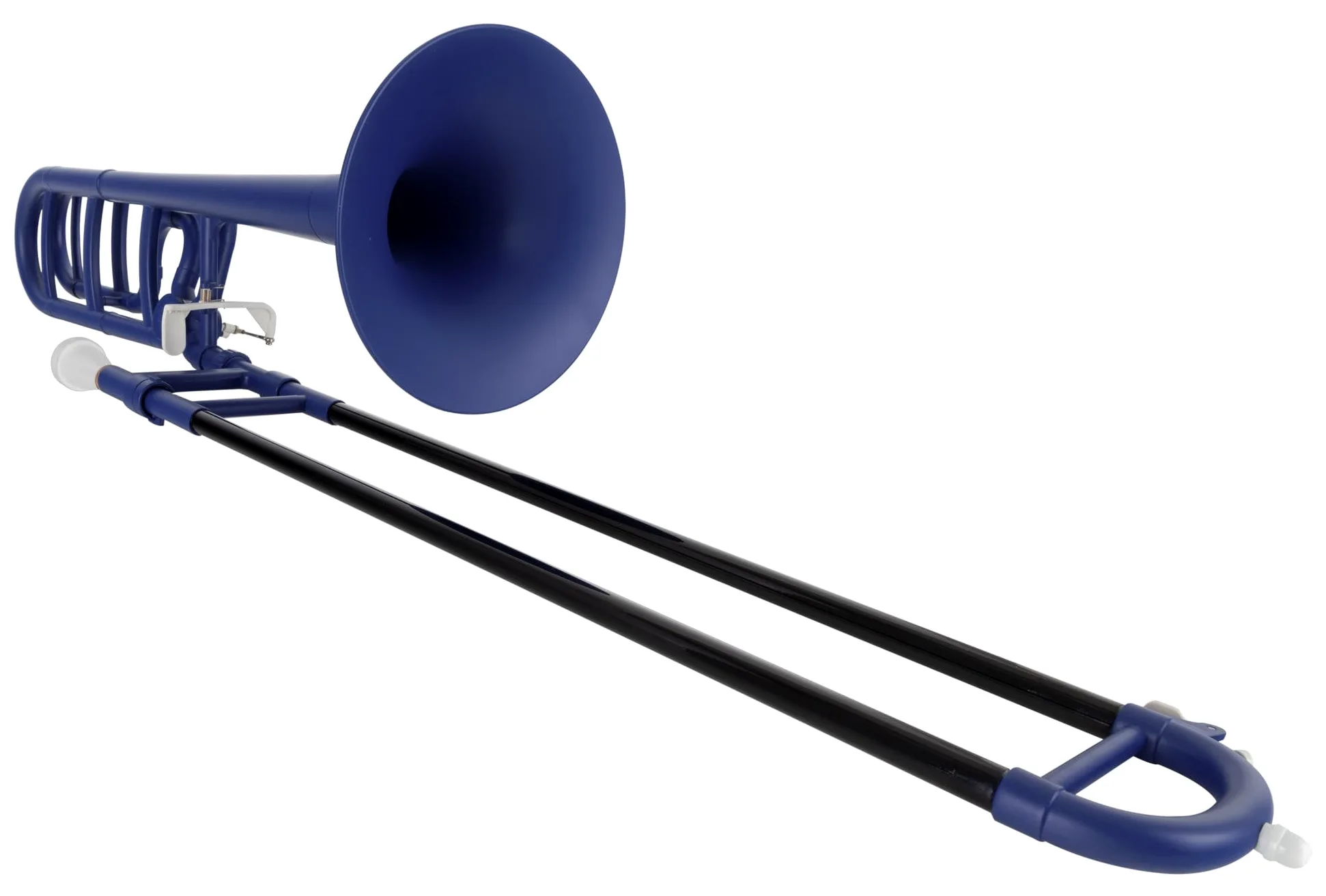 Classic Cantabile MardiBrass Trombone Quart in ABS Plastica - Accordatura Bb/F - Coulisse in fibra di vetro - Leggera 850g - Foratura: 13,9 mm - Inclusi bocchino e custodia morbida - opaco blu