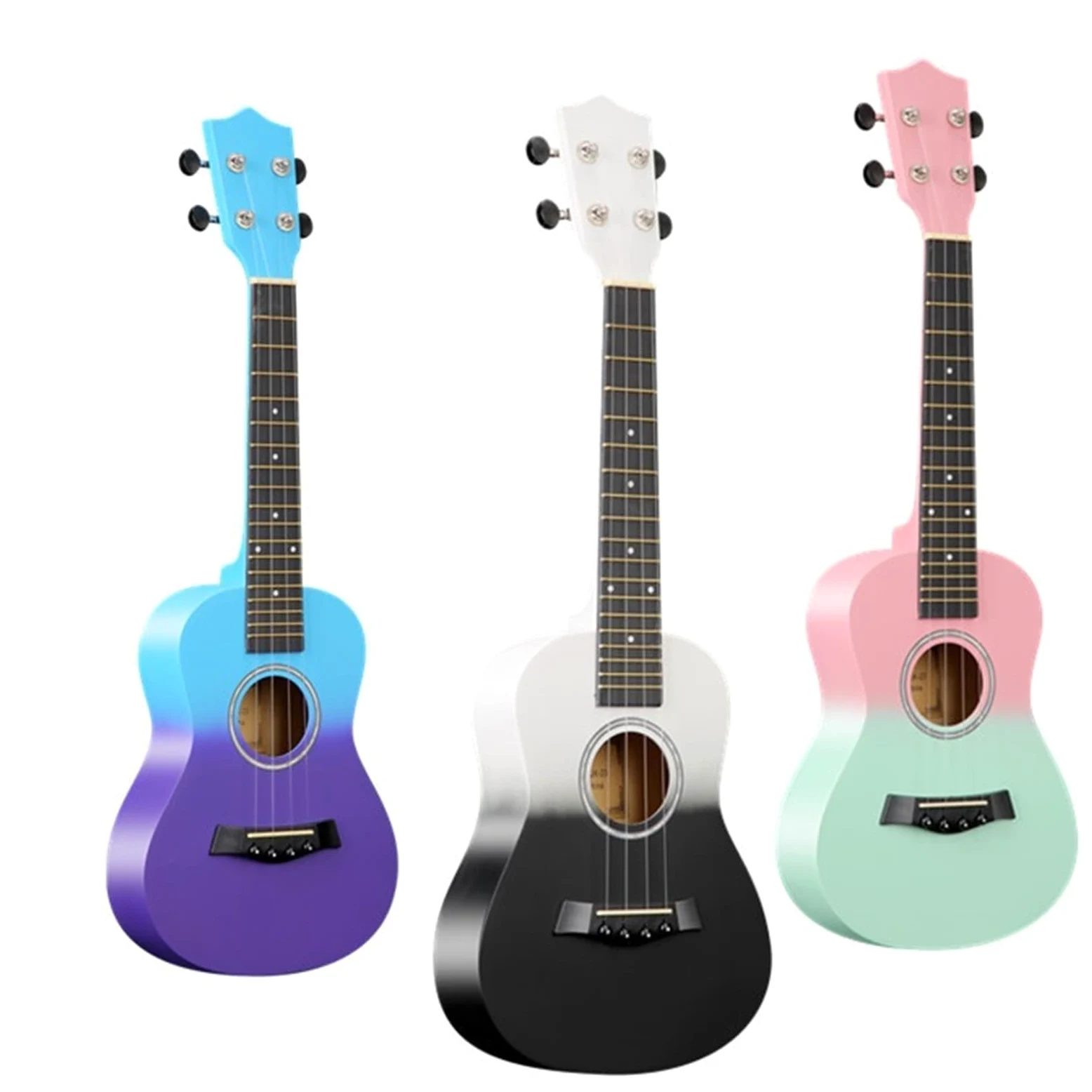Modello Entry-level Da 23 Pollici Per Principianti Per Suonare Il Pianoforte Colorato Per Esercitarsi Con L'ukulele(Pink)