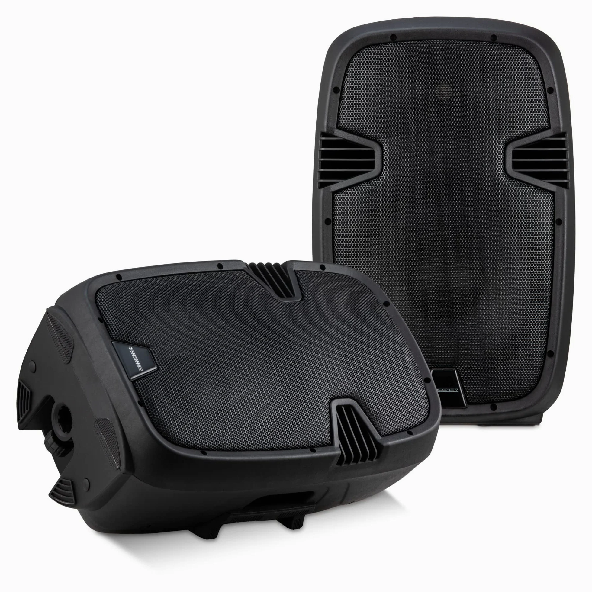 McGrey P212 MP Cassa Passiva 600 Watt Coppia, 2 casse passive fullrange | Potenza: 120 W RMS/ 600 W Peak, Impedenza: 8 Ohm, Sistema a 2 vie con woofer da 12" e tweeter da 1", Cabinet in plastica nera