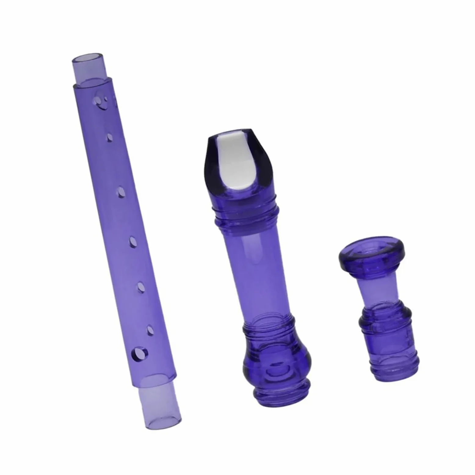 Flauto Dolce Professionale Registratore Acuti Staccabile In ABS (strumento A Fiato)(Blue)