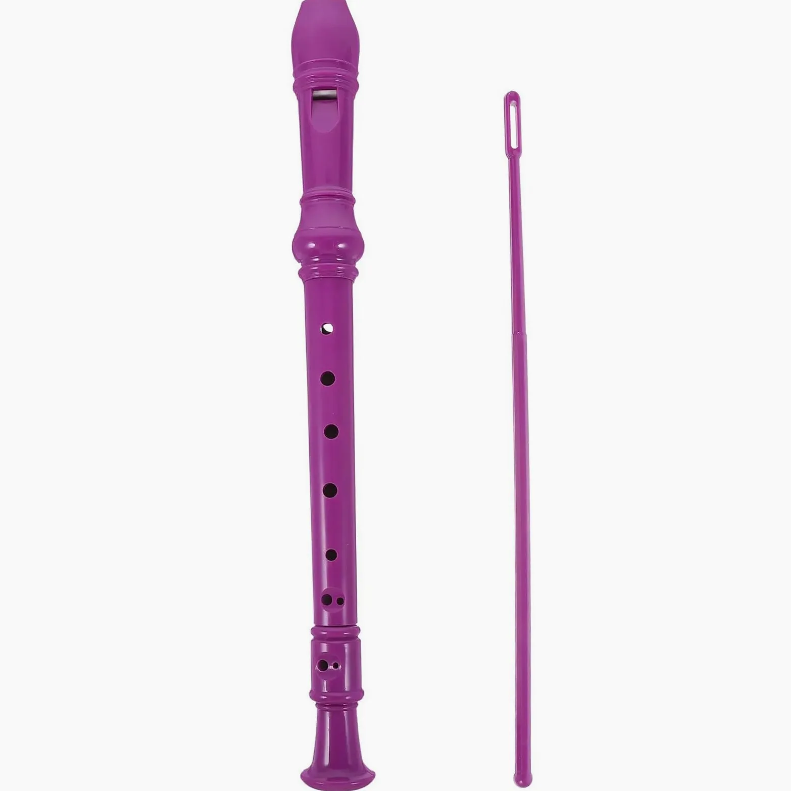 1 Set Di Strumenti Per Flauto In ABS A 8 Fori Flauto Dolce Soprano | Produce toni chiari e risonanti per suonare in modo piacevole.