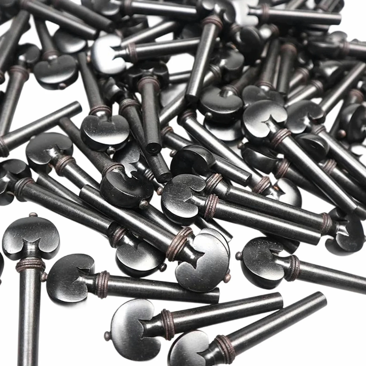 Accessori Per Strumenti A Violino 20 Pezzi Di Dimensioni Standard Per Violino Corde Per Accordatura Chiavi In ​​legno Ebano Parti Dellaccordatore Per