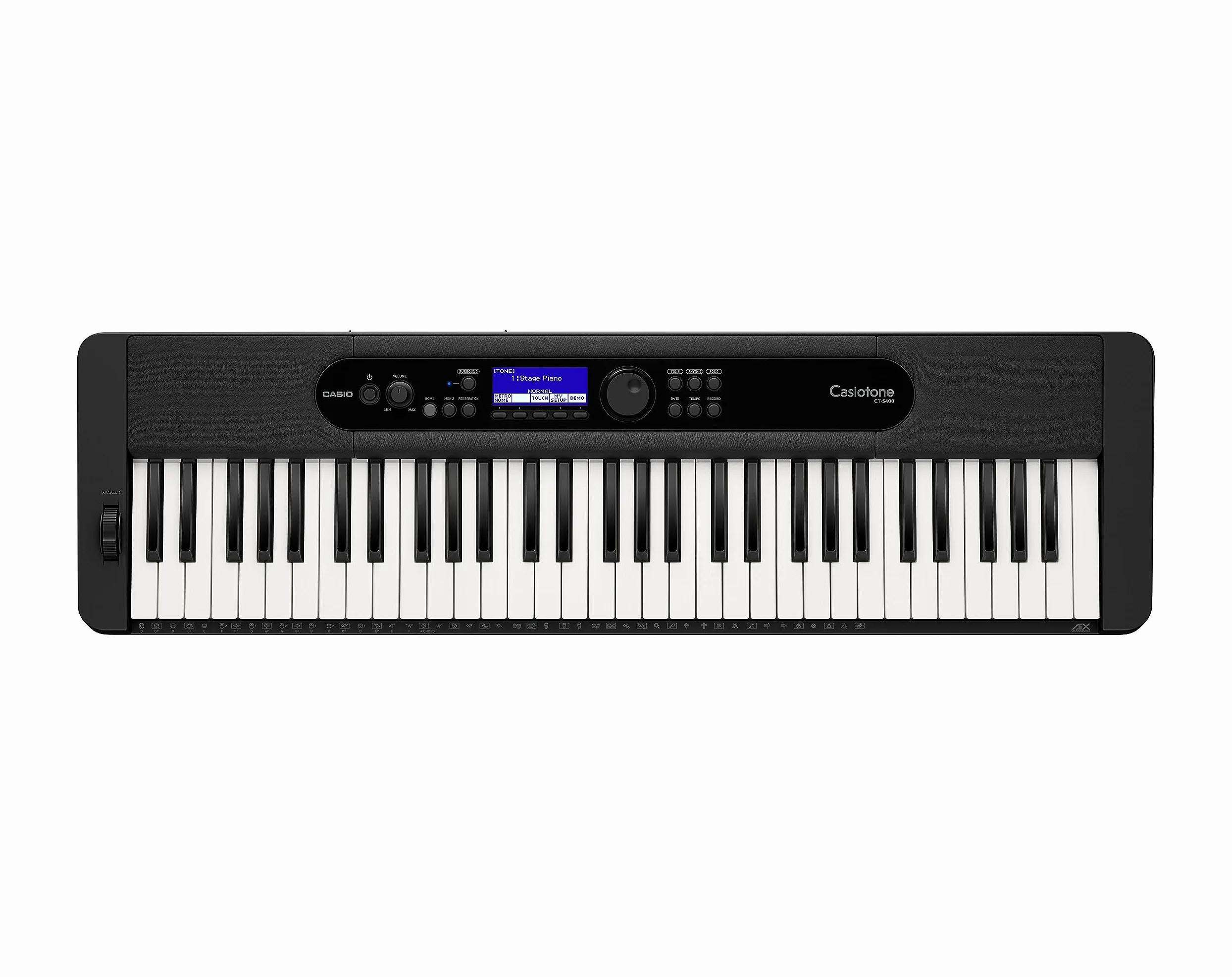 Casio CTS400 EPA Pack con supporto e software di apprendimento, adattatore CA e cuffie