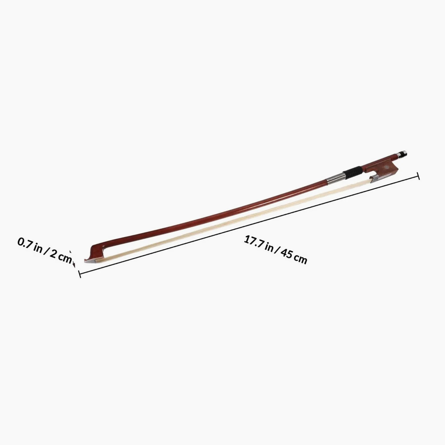 Arco for violino acustico di dimensioni 1/10, capelli di ricambio colorati a coda di cavallo for archi di strumenti musicali violini