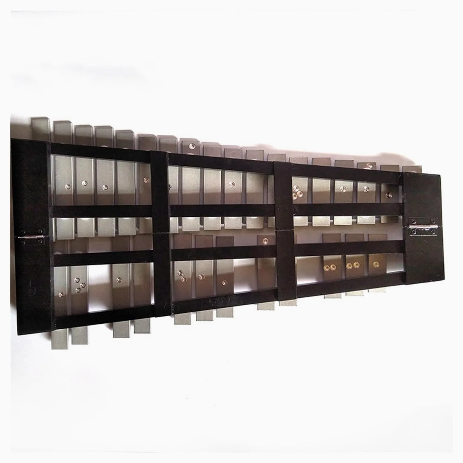 xilofono ​Legno Strumento Didattico per Pianoforte con Piastra in Alluminio Battuto A Mano A 30 Toni, Strumento A Percussione Carillon Tipo Scala