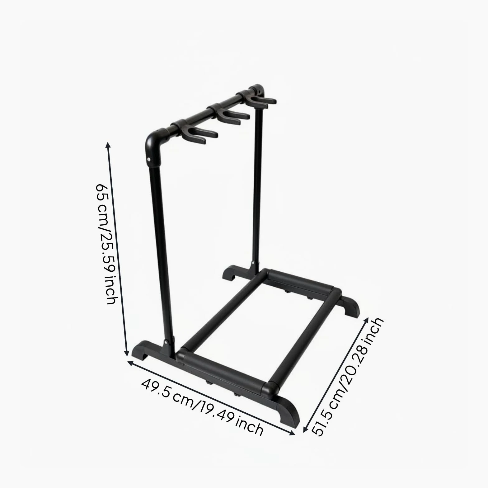 Musicale Pieghevole Supporto Strumenti Chitarra Basso Rastrelliera Portatile Richiudibile Base Robusta Contatti Protetti Materiale Metallo Plastica
