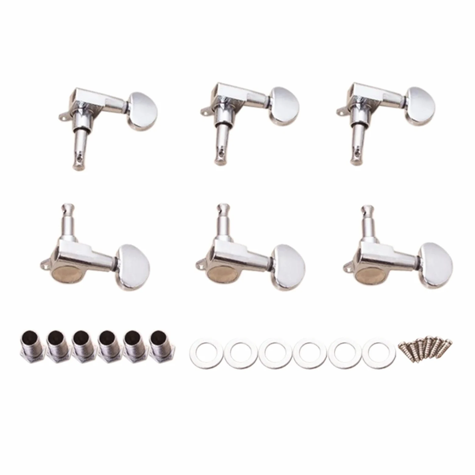Meccanico accordatore 6 Pz. Guitar Machine Heads Knobs Guitar String String Tuning Pygs Machine Testa Sintonizzatori Per Chitarra Elettrica O Acustica