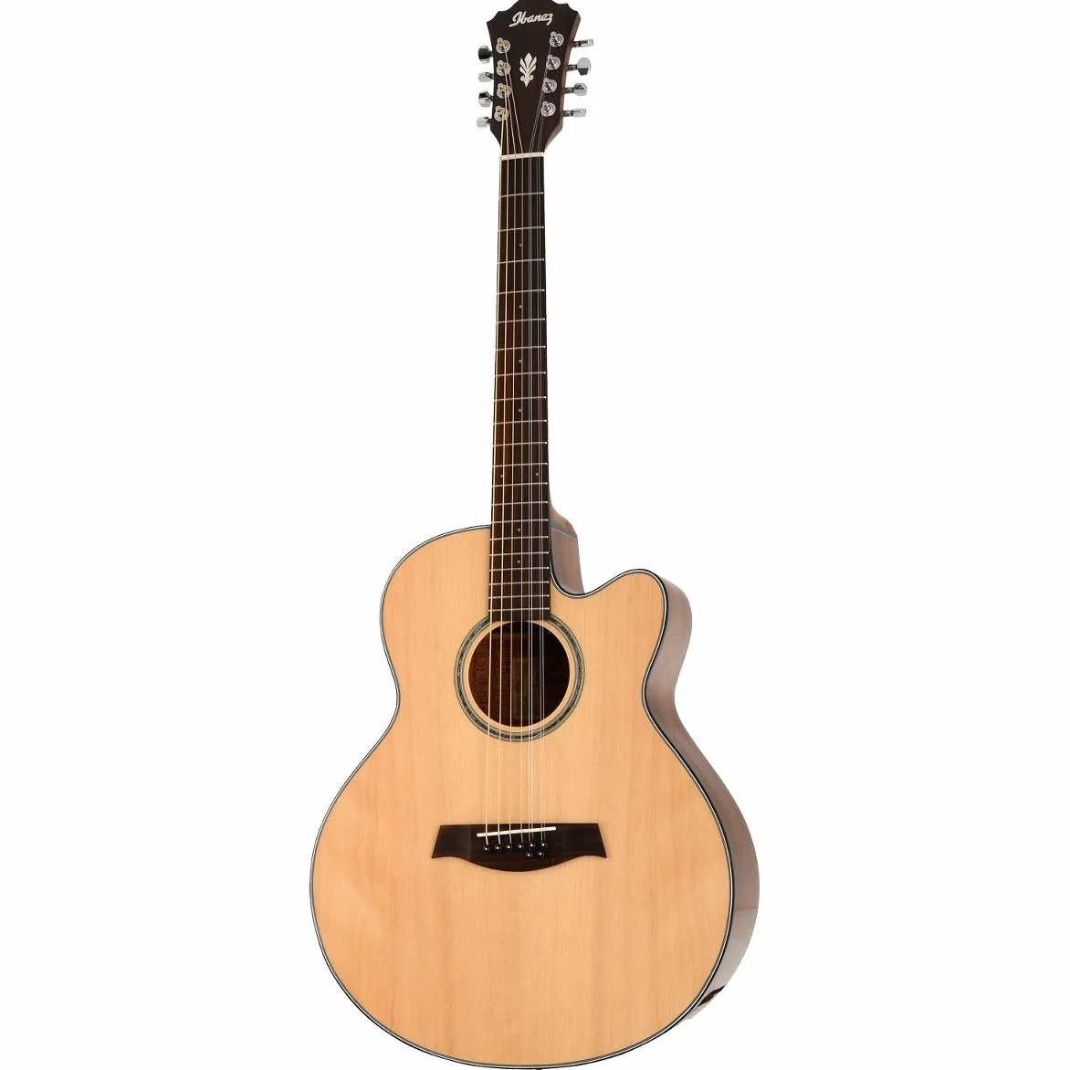 IBANEZ AEL108TD-NT - 8 corde (risonanti su 1^ e 2^ corda) - Natural