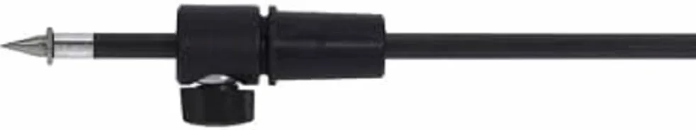 GEWA 414707 Puntale per contrabbasso, puntale per contrabbasso, cono 31,5/34,5 mm, asta in fibra di carbonio Ø 12 mm, ultra leggero, lunghezza 40 cm, punta cromata