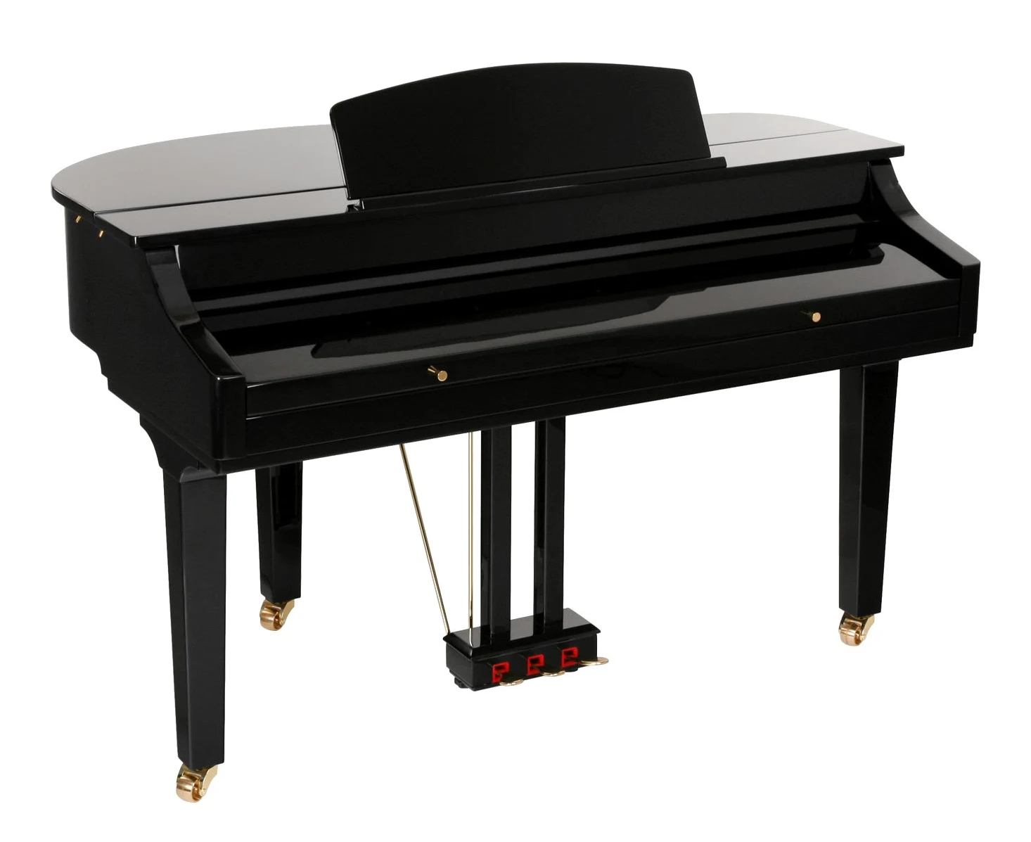 Pianoforte a Codino digitale Classic Cantabile GP-500 - finitura nero lucido