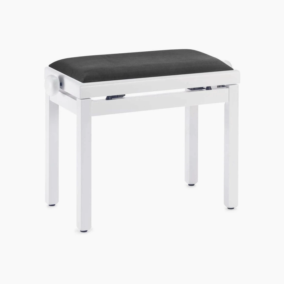 Stagg 21271 hohenverstellbare velluto del Pianoforte Bank (49 – 59 cm, seduta imbottita, 55 x 32 cm) Bianco/Opaco/Nero