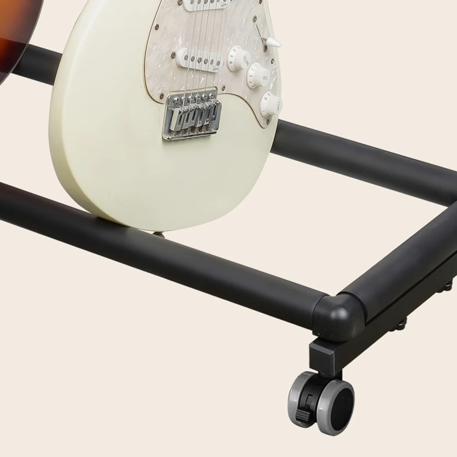 Supporto Multi Chitarra Portatile e Robusto per una Facile Esposizione della Chitarra Nei Negozi con Ruote (FL13W)