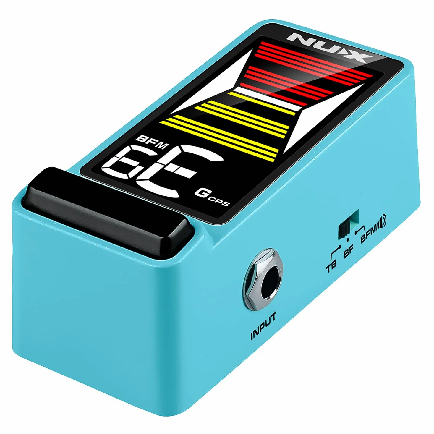Nux NTU-3 MKII Flow Tune Accordatore blu con alimentatore Keepdrum 9 V