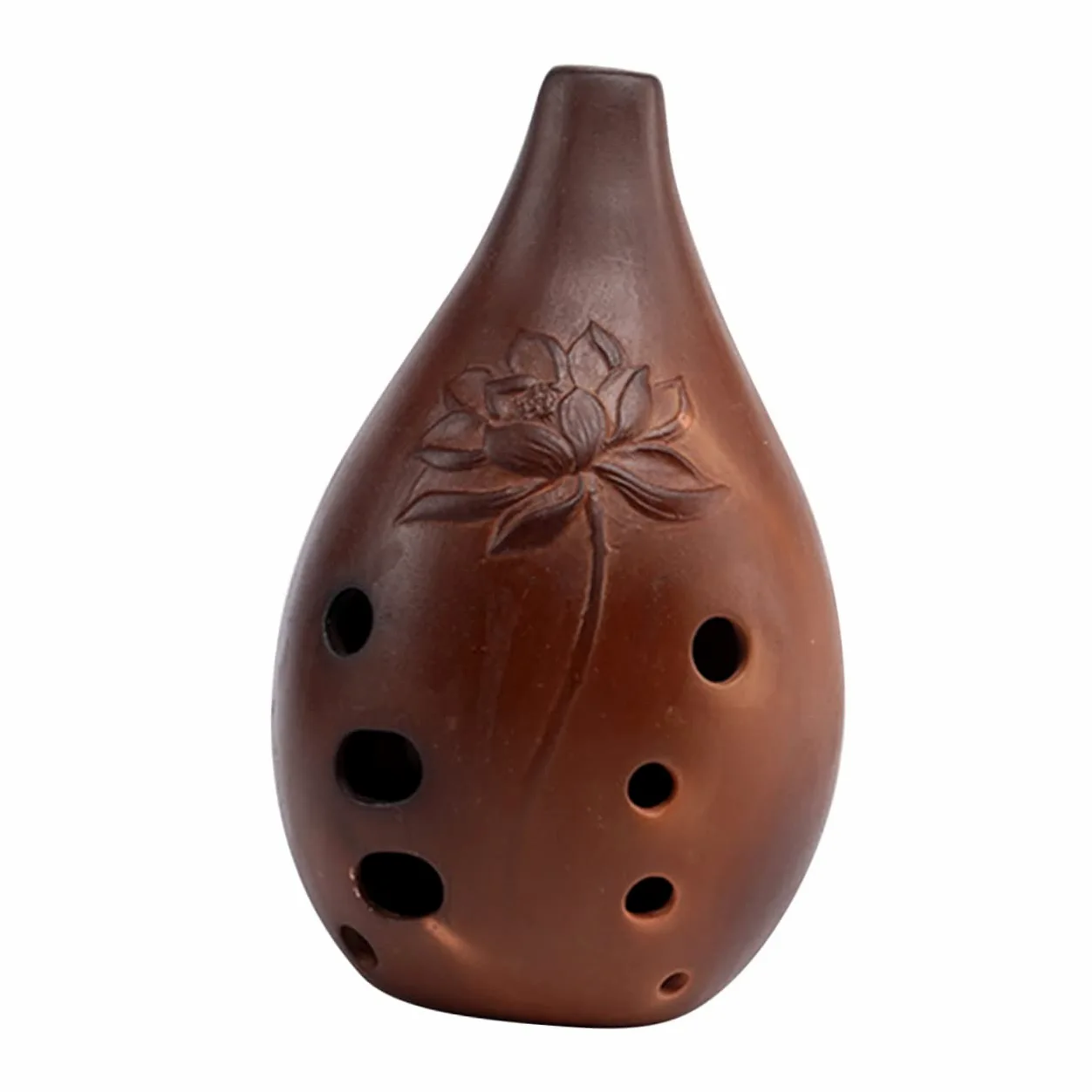 Mikinona Xun Cinese a 10 Fori in Ceramica Ocarina Strumento Musicale Antico in Tonalità F per Principianti e Artisti Esecutori, Intonazione Precisa e Suono Profondo per Stili multipli