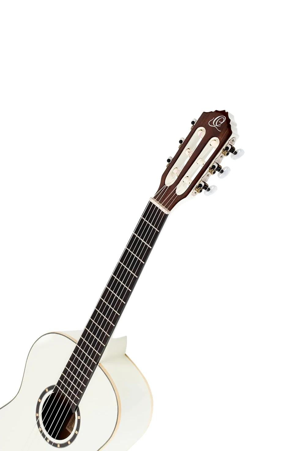 Ortega Guitars Chitarra Concerto Bianca Misura 1/2 - Serie Family - include Gig Bag - mogano/top in abete (R121-1/2WH)