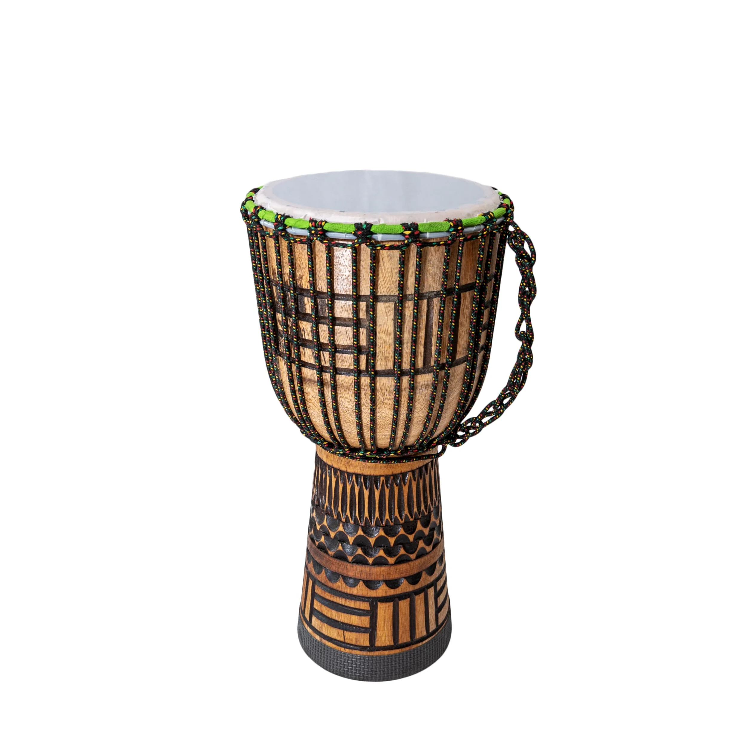 Mienloco, tamburo djembe di alta qualità, inclusa borsa da viaggio 30 cm