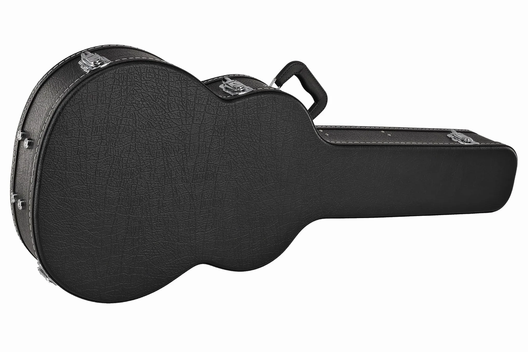 GEWA custodia in legno con rivestimento in plastica nera, custodia per chitarra classica