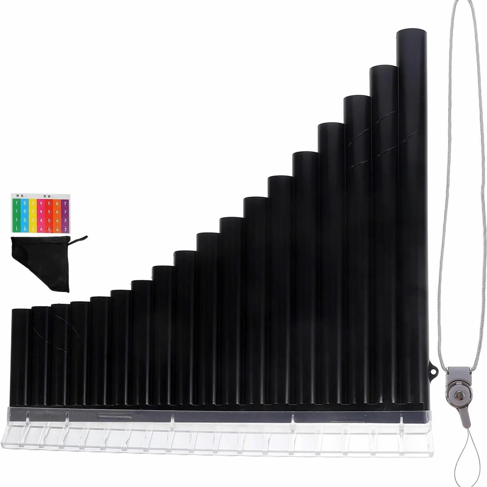 Flauto Di Pan Professionale Flauto Di Pan Multifunzione A 18 Tubi Per Principianti Strumento Tradizionale Flauto Di Pan In Resina ABS