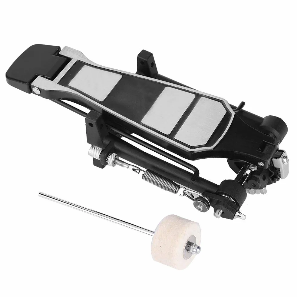 Pedale per Grancassa con Catena, Accessori Inclusi, Nero, per Batteria