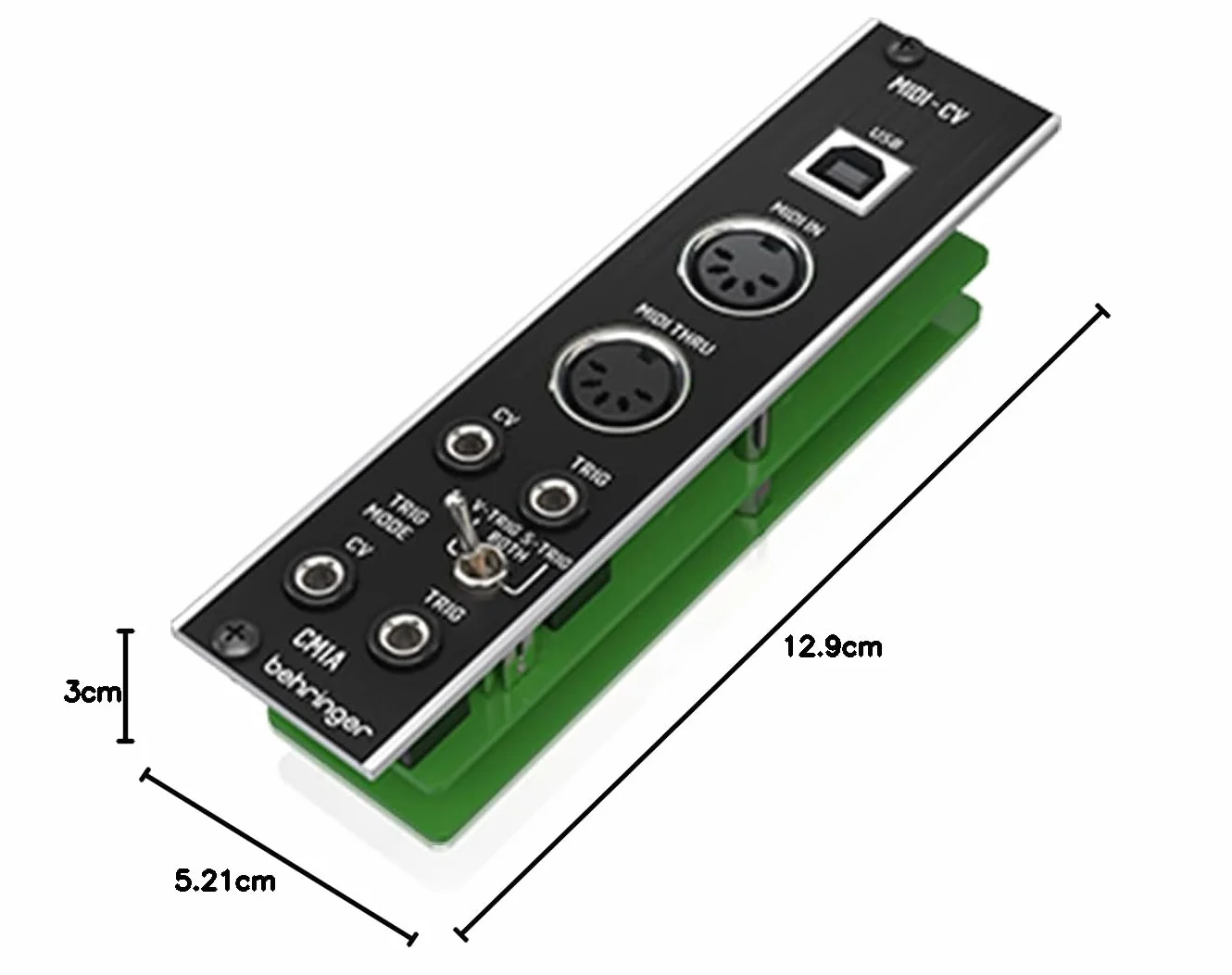 Modulo convertitore da MIDI a CV ad alta risoluzione 16 bit Behringer CM1A per Eurorack