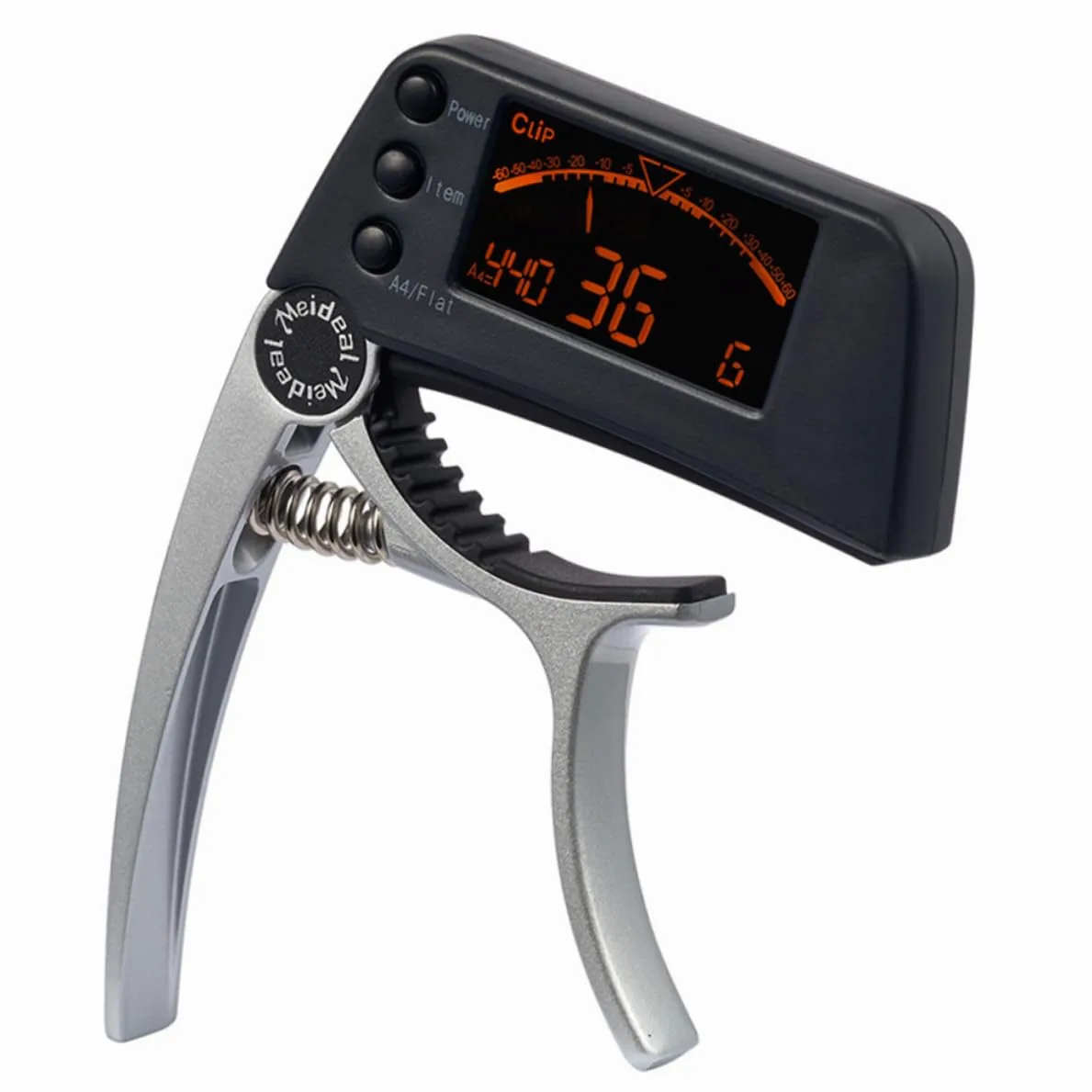 HEMOTON Accordatore Per Chitarra 2 in 1 Digitale Lcd Per Chitarra Acustica/elettrica Ukulele Banjo Con Clip E Display Luminoso